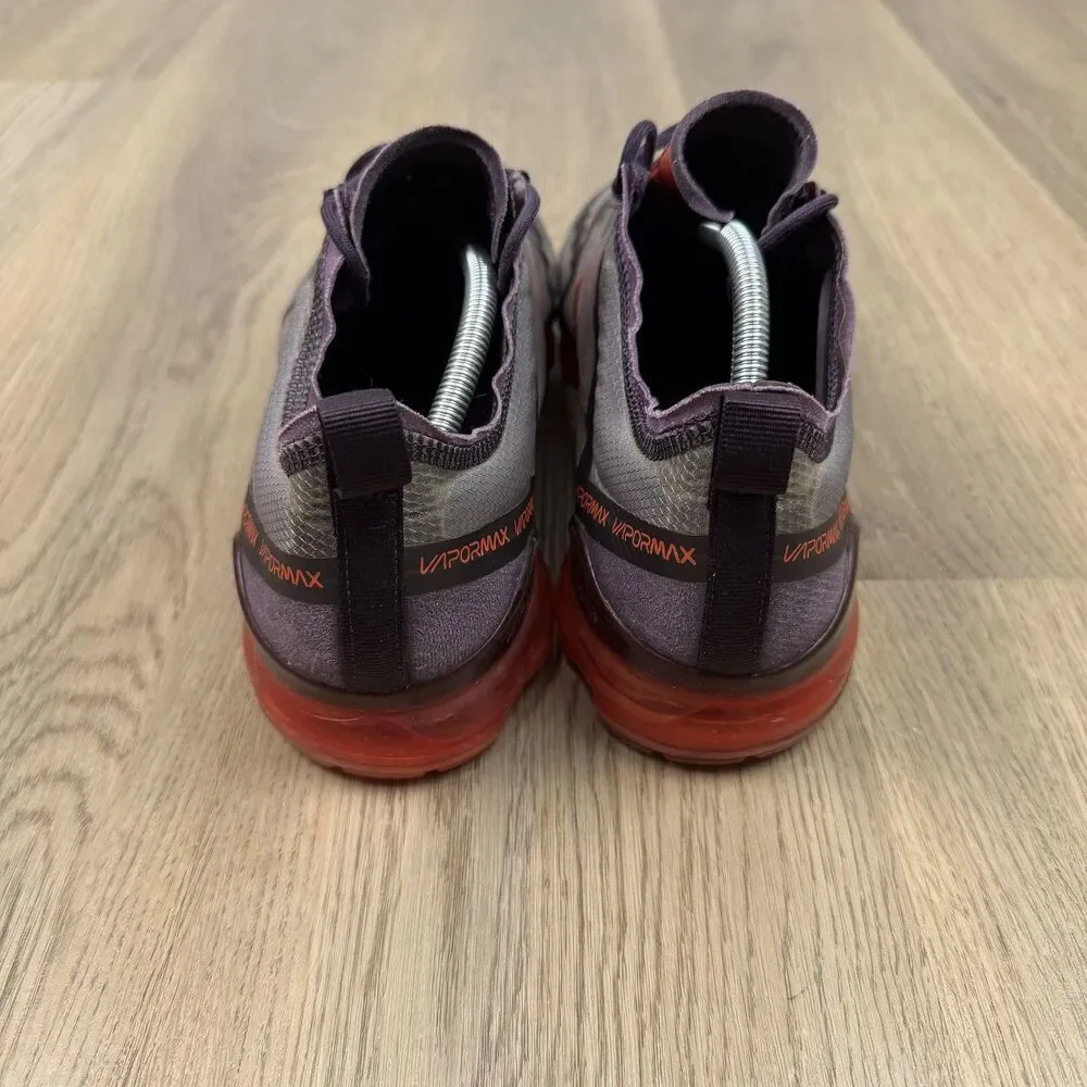 Nike Air VaporMax 2019 Shoes Mens Size 13 Gray Orange Running AR6631-601